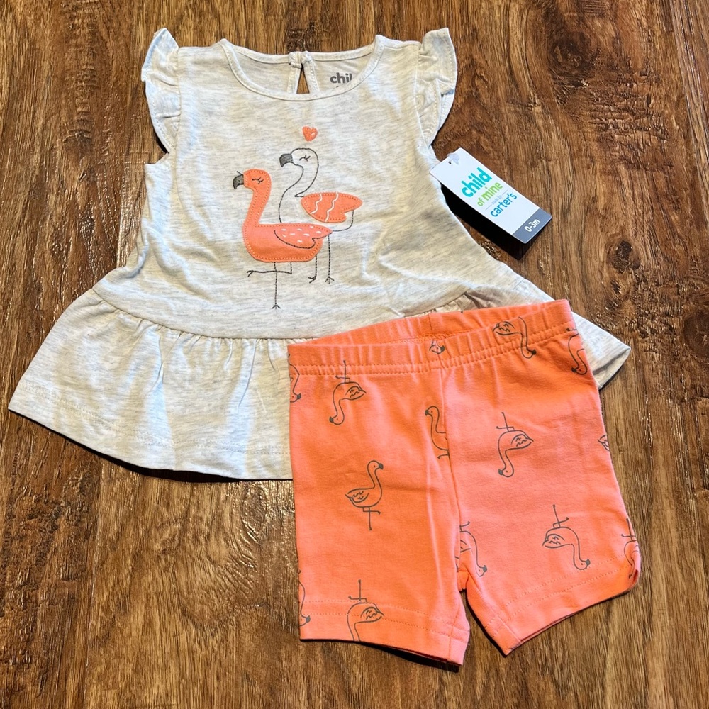 Carter’s Flamingo Outfit